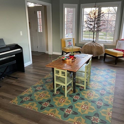 Living Room hardwood flooring in Madison, WI from Majestic Floors and More LLC- After